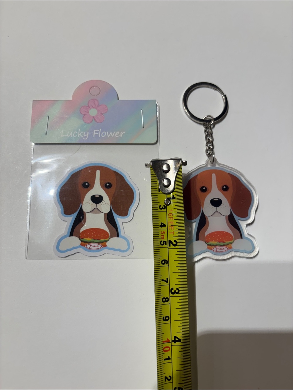 Beagle Keychain & Sticker Set - Picture 5 of 7